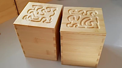 Kisten und Boxen aus Bambus Faser Bambus Schachtel
